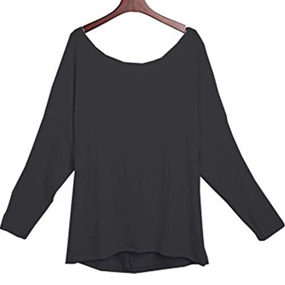 Lattice Back Black Sweater - Picture 3 of 4